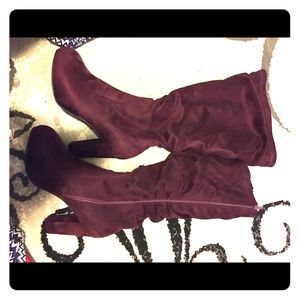 Torrid suede size 11 heeled boots